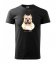 Herren-T-Shirt für Liebhaber der Hunderasse American Bully - Farbe: Türkis, Größe: L