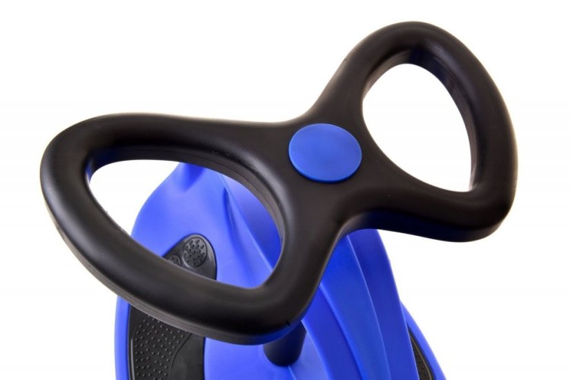 Kék színű gravitációs futóbicikli