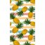Ananászmintás strandtörölköző, 100 x 180 cm