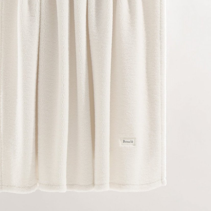 Pătură modernă de culoare crem deschis Boucle 130 x 170 cm