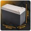 12V Li-Ion batéria 12 Ah Powermat PM-AKLJ-12V12AM