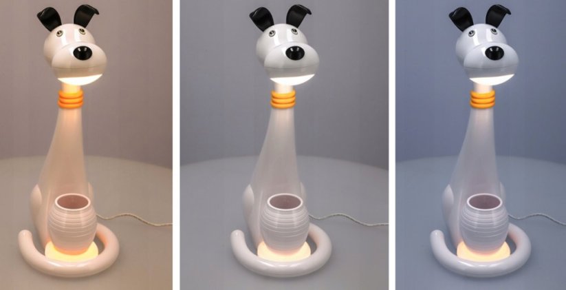 Lampă de masă cu LED - câine