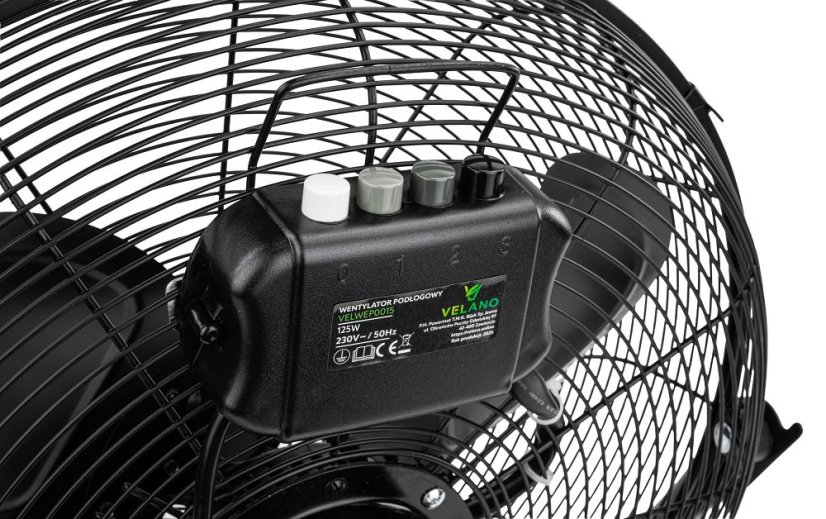 Podlahový ventilátor Velano 45 cm s výkonným motorom 100 W