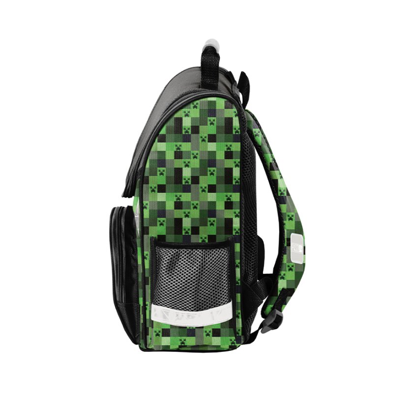 Školski set Minecraft Pixel Mask od 5 dijelova - školska torba, pernica, vrećica, boca za vodu i novčanik
