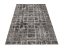Hochwertiger grauer Teppich mit quadratischem Motiv - Die Größe des Teppichs: Breite: 120 cm | Länge: 170 cm