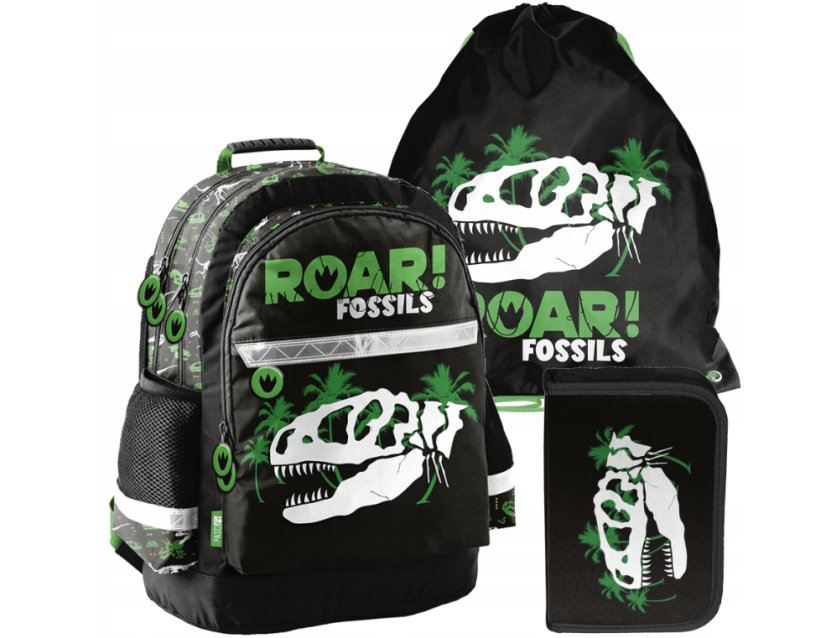 Set școlar din 3 piese pentru băieți DINO