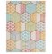 Цветен килим с геометрични шарки