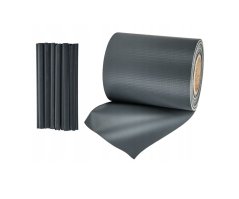 Tieniaca páska na plot s rozmermi 9 cm x 35 m - grafit 1ks