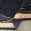Стилен килим с пискюли и златен мотив - Размерът на килима: Ширина: 80 см | Дължина: 300 см
