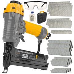 Druckluftnagler und Tacker 2in1 mit Zubehör