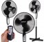 Čierny podlahový ventilátor MalTec WL85-BR
