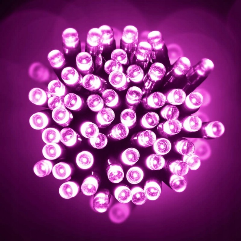 Ružové LED dekoratívne svetlá - vnútorné