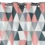 Vorhang mit buntem geometrischem Muster