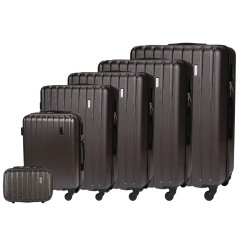 Reisekofferset STL902, dunkelgrau, 6-teilig