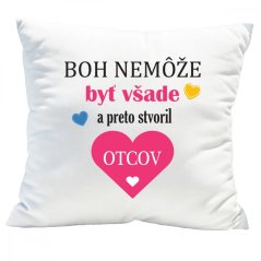 Dekoračný vankúšik s potlačou ku Dňu otcov