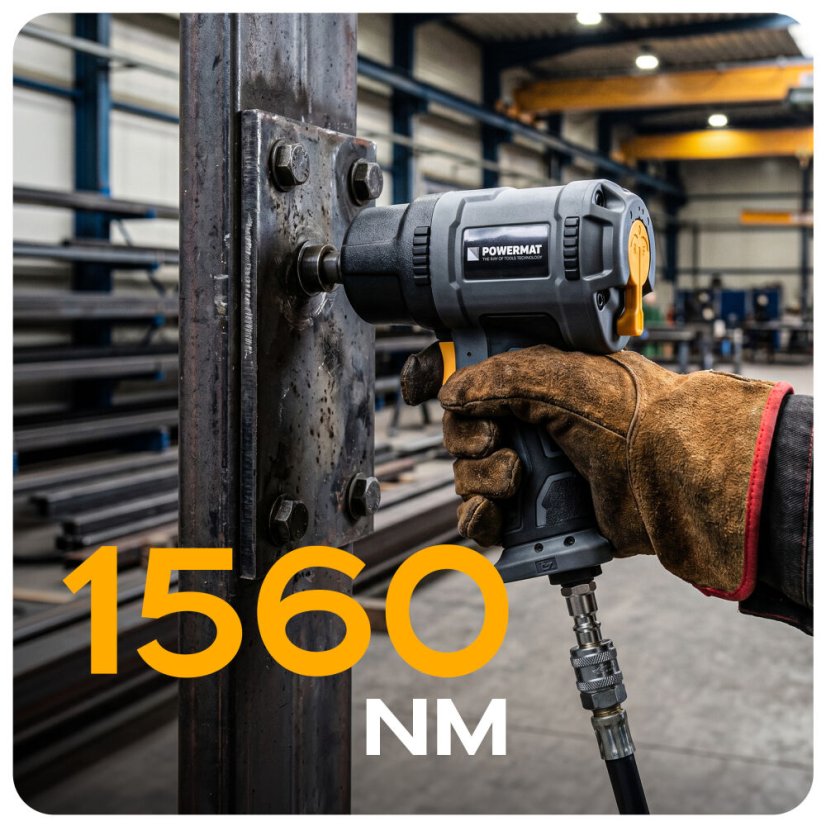 Pneumatski udarni ključ 1560 Nm – 8000 okr./min., 8 bar