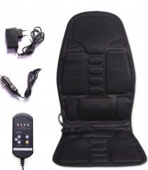 Autófűtés és masszázs párna fekete