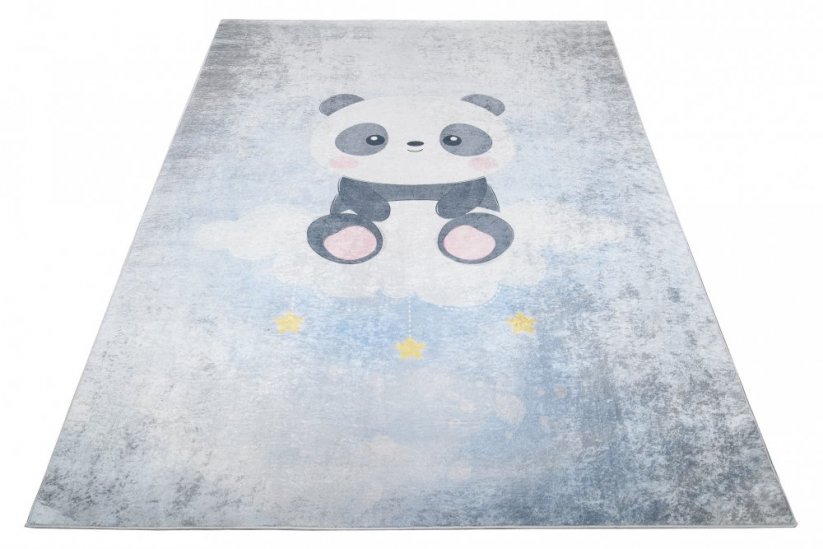 Dětský koberec s roztomilou pandou na obláčku
