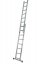 Dvojdielny hliníkový rebrík 2 x 8 stupňov
