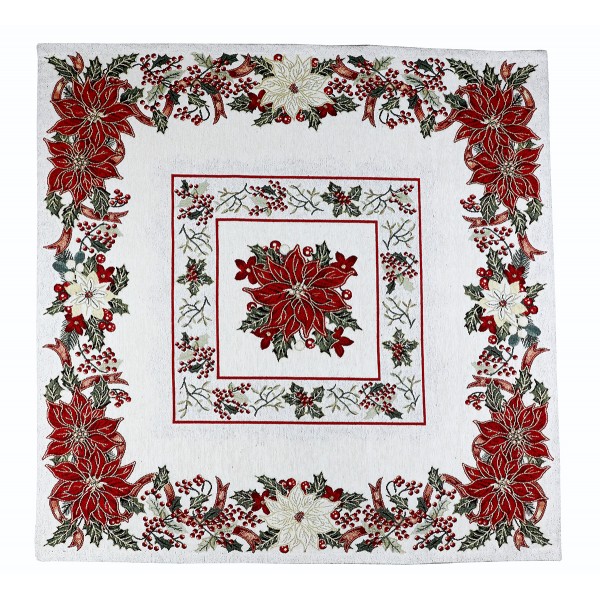 Gobelínový vianočný obrus s rozmermi 90x90 cm