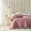 Розова покривка за легло Molly с волан 200 x 220 cm