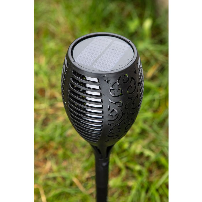 Solar Gartenlampe Flamme SMD Schmiedeeisen 99-057 NEO