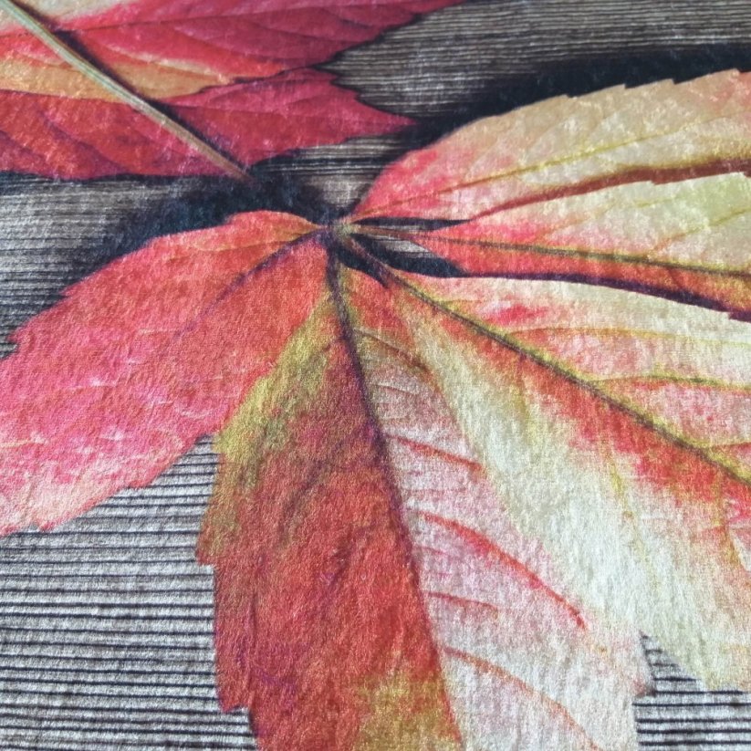 Krásný pestrobarevný koberec s motivem listí - Rozměr koberce: Šířka: 120 cm | Délka: 180 cm