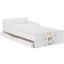 Magico lettino per bambini con gatto addormentato e costellazioni 160 x 80 cm