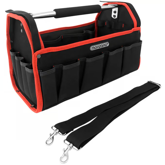Torba za alat 42 cm - 21 džep, remen za rame