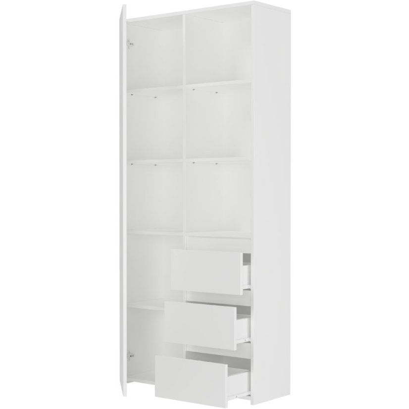 Kancelársky regál so šuflíkmi MODERN B-80-S3 - rôzne farebné prevedenia