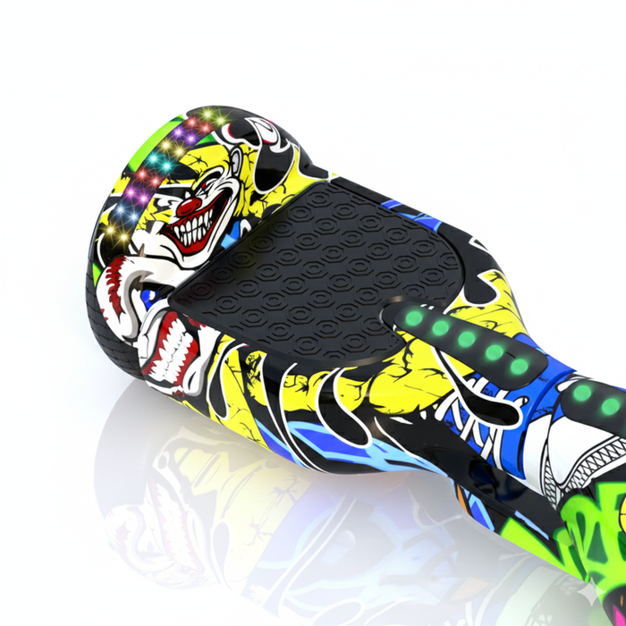 Hoverboard electric cu motive graffiti colorate - Bluetooth, LED, 250 W