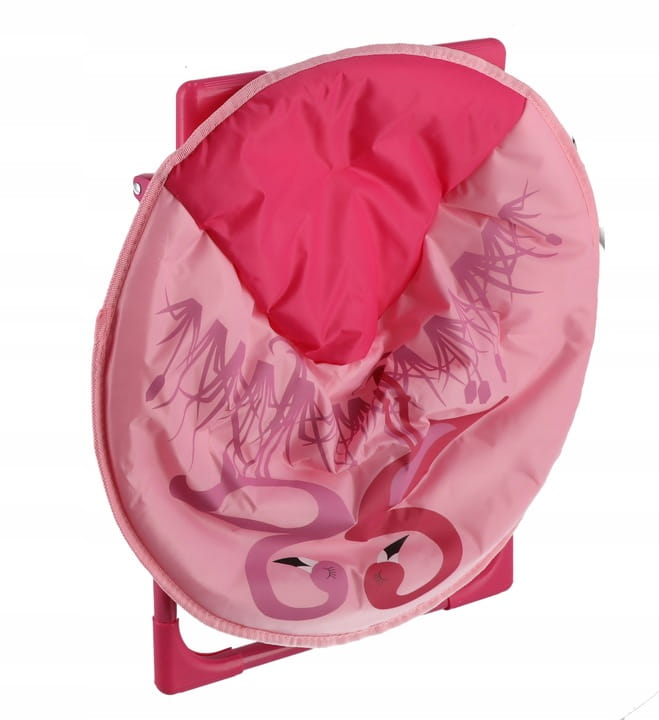 Gyermek kempingszék rózsaszín flamingóval