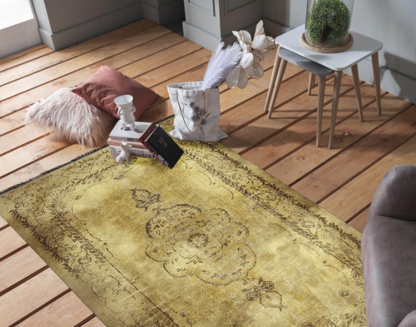 Vintage szőnyeg arany