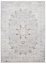 Svetlý bielo-sivý dizajnový vintage koberec so vzormi - Rozmer koberca: Šírka: 140 cm | Dĺžka: 200 cm
