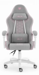 Igraća stolica HC-1008 2.0 s ergonomskim jastucima - sivo-ružičasta