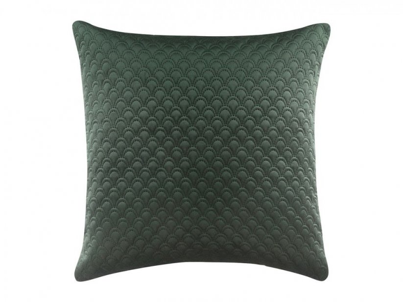 Federa per cuscino verde scuro 45 x 45 cm