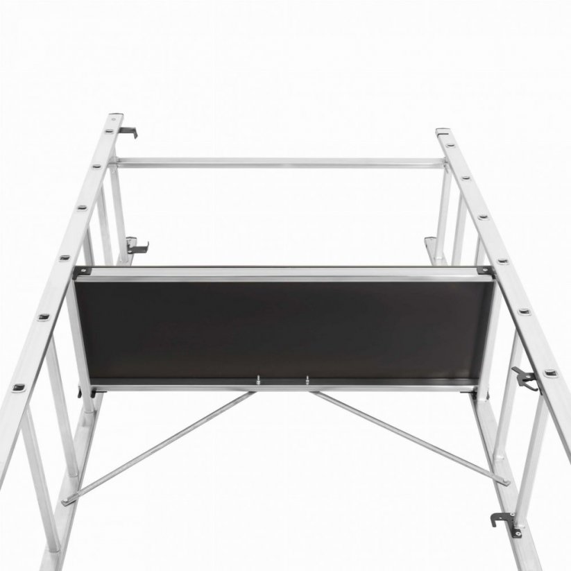 Platformă de lucru din aluminiu, scară și mini schelă 2x7