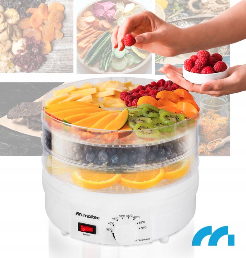 Sušička potravín s 5 sitami MalTec DryMaster II 500W
