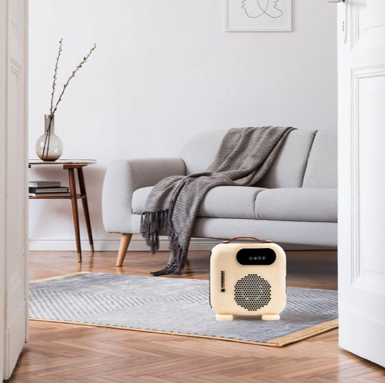 Thermofan - 2000 W-os hordozható fűtőtest LCD kijelzővel és távirányítóval