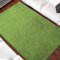 Zelený jednofarebný koberec shaggy do obývačky