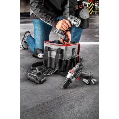 Akkugeräteset: Bohrer/Schrauber, Taschenlampe, Tasche, Energy+ 18V, Li-Ion 2.0Ah Akku, 58G016 GRAPHITE Ladegerät