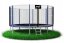 Trampolino per bambini 366 cm + rete di protezione + gradini 12FT