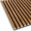 Dřevěné lamely 60 x 60 cm - dub WOTAN
