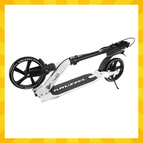 Zložljiv mestni skuter z vzmetenjem - velika kolesa 200 mm