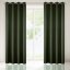 Tmavě zelené dekorační závěsy do ložnice - Rozměr: Délka: 250 cm