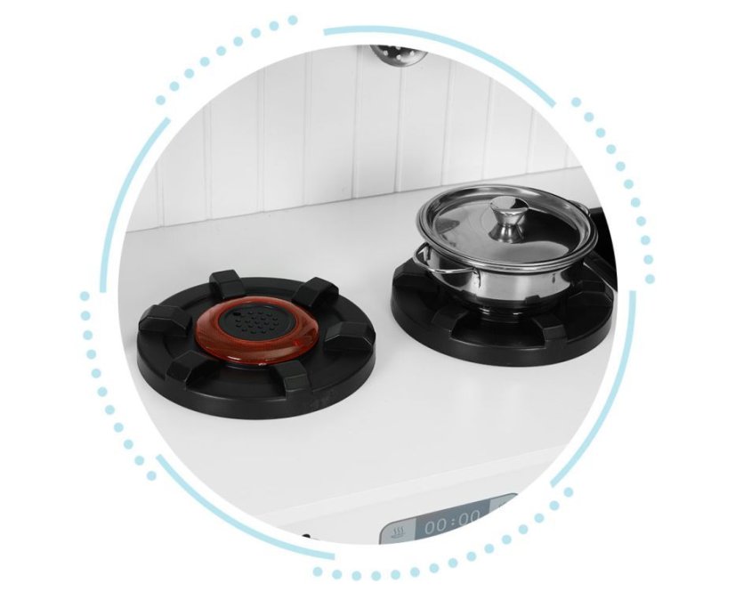 Elegante cucina per bambini in legno + accessori