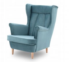 Skandinavska fotelja u svijetlo plavoj boji