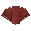 Șmirghel velcro 115 x 230 mm, K60, 5 buc, cu găuri 54H002 GRAFIT