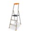 Aluminium-Leiter 3-stufig 150 kg - extra breite Stufen