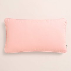 Elegante federa in rosa cipria 30 x 50 cm